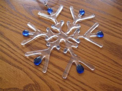 Fused Glass Snowflakes Revisited Glass Art By Margot Fused Glass Ornaments Fused Glass