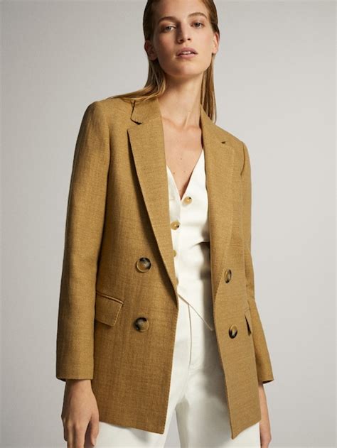 Blazers COLLECTION WOMEN Massimo Dutti Business Suit Business Fashion Smart Casual Women