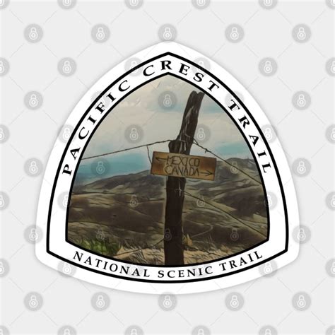 Pacific Crest Trail Sign Emblem Pct Magnet Teepublic