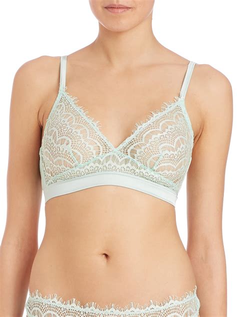 Lyst Mimi Holliday By Damaris New Comfort Triangle Bra In Green