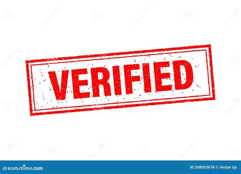 Vintage Verified Great Design For Any Purposes Template On Red