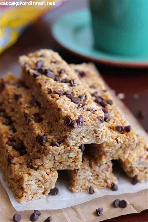 No Bake Peanut Butter And Chocolate Chip Granola Bars The Recipe Critic