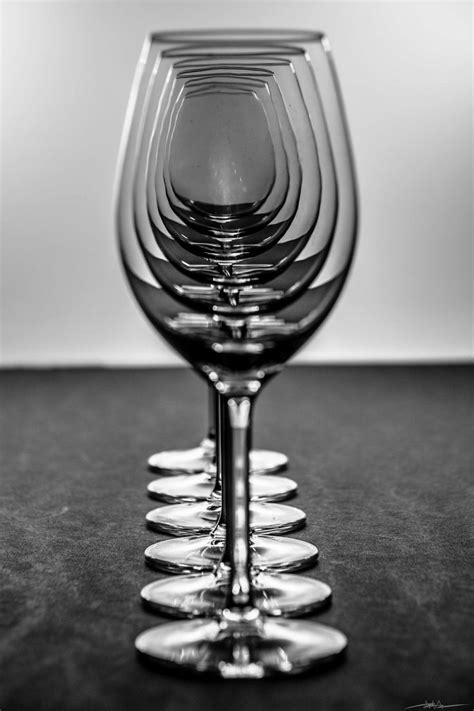 Wine Glasses Glass Photography Black And White Art Drawing Abstract