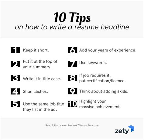 What Is A Good Headline For A Resume 30 Examples
