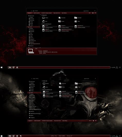 The Red Theme for Windows 10 Anniversary Update by gsw953onDA on DeviantArt