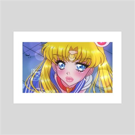 Sailor Moon Retro Aesthetic An Art Print By Jin Inprnt