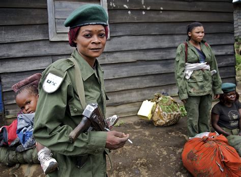 Mother Soldiers Of The Congo Female Soldier Democratic Republic Of