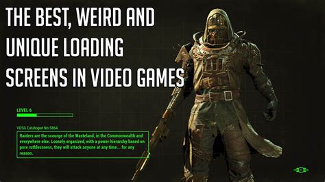 The Best Weird And Unique Loading Screens In Video Games Youtube