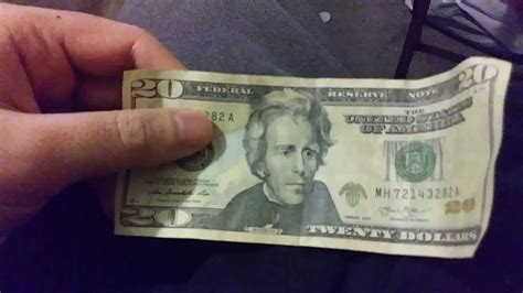 There's no water mark on this so i don't know how to tell if it's fake. I found a fake 20 dollar bill lol - YouTube