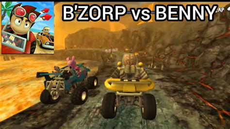 B Zorp Vs Benny Beach Buggy Racing Youtube