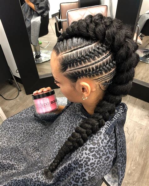 trendy braided hairstyles in 2019 for millenial ladies braided mohawk hairstyles natural hair