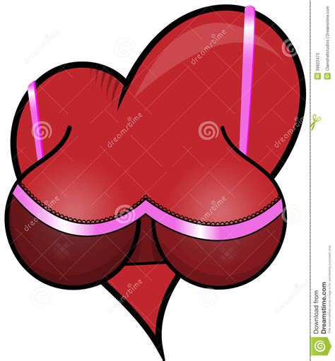Sexy Cartoon Heart Stock Illustration Image 39822473
