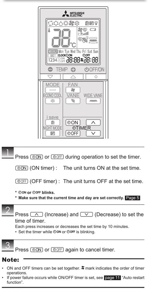 Mitsubishi Heat Pump Remote Manual