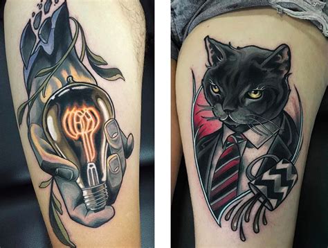 Check spelling or type a new query. Neo Traditional Tattoos - Tattoo Insider