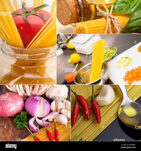 Healthy Vegetarian Vegan Food Collage Stock Photo Alamy