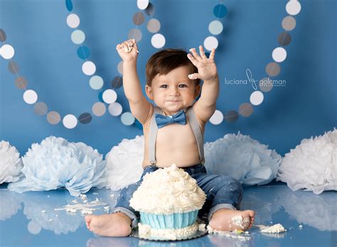 Cake Smash Photo Backdrop Boys 1st Birthday Photography Props Gray