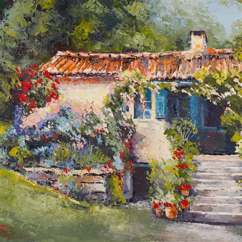 Provence Cottage, art print by James Pratt