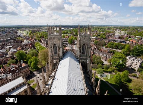 Aerial View York Minster Hi Res Stock Photography And Images Alamy