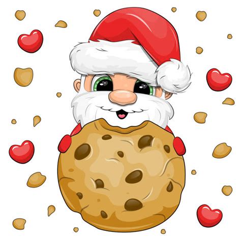 Top Santa Eating Cookies Stock Vectors Illustrations And Clip Art Istock