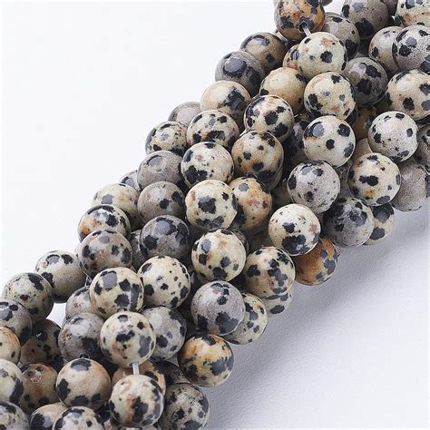 Wholesale Natural Dalmatian Jasper Beads Strands Jewelryandfindings Com