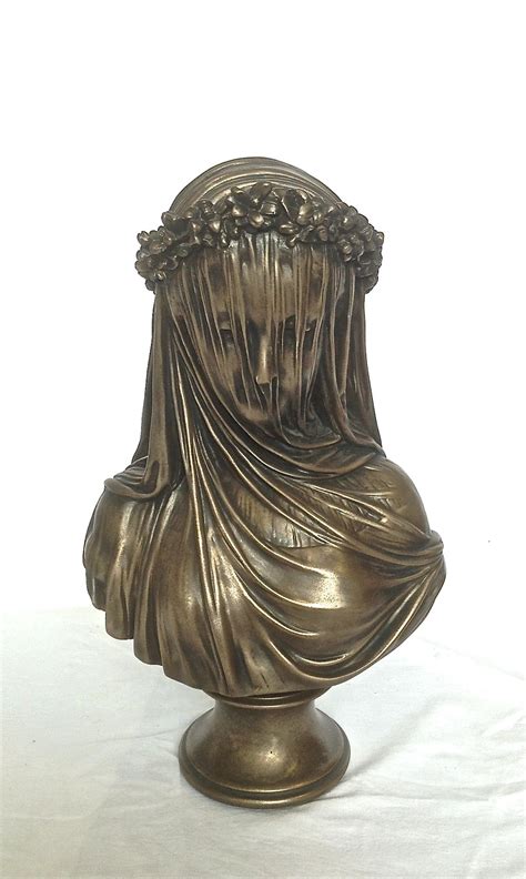 Marble Sculpture By Sculptured Arts Studio Veiled Lady