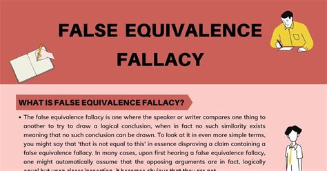 False Equivalence Definition And Helpful Examples Of False Equivalence