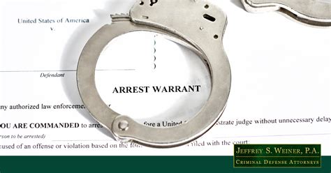 5 Reasons Why An Arrest Warrant Might Be Issued