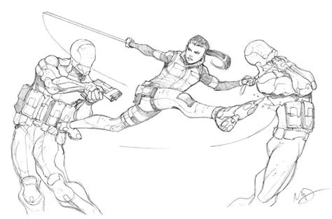 Fight By Max Dunbar On Deviantart Fighting Drawing Scene Drawing