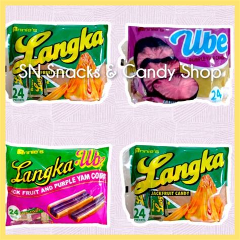 Sn Annies Langkaubelangka Ube Candy 24pcs145g Shopee Philippines