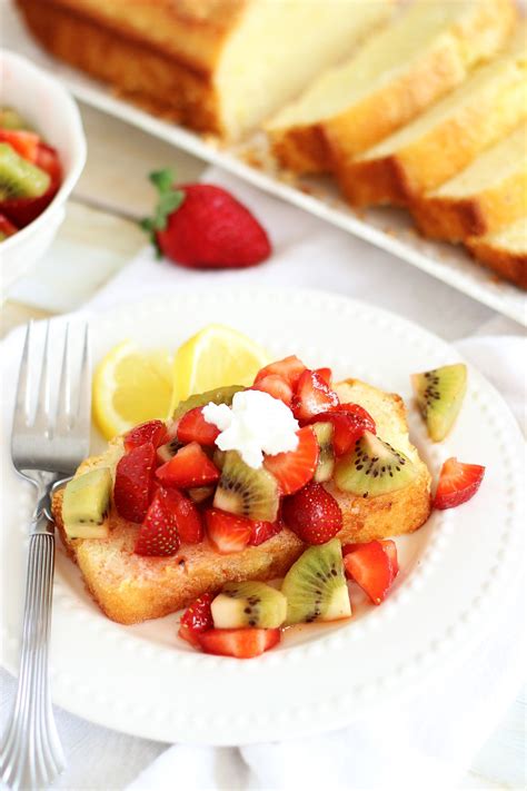 Rinse a pot with cold water, boil the rice in the milk once and. Lemon Pound Cake with Strawberry-Kiwi Sauce