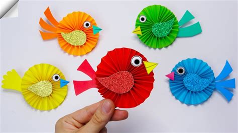 Diy Paper Toys Easy Paper Birds Diy Paper Crafts