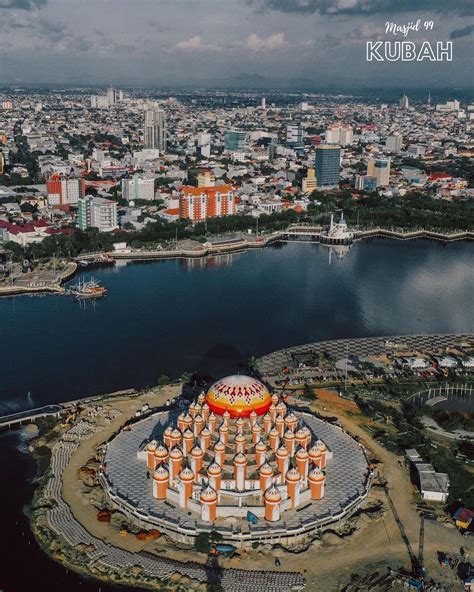 Masjid 99 Kubah Wajah Baru Kota Makassar Cerita Wisata