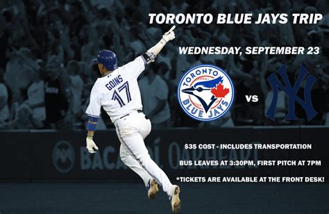 Toronto Blue Jays Trip Tickets Now Available Georgian College