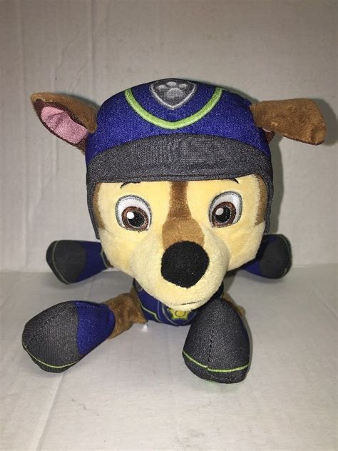 Paw Patrol Plush Pup Pals Chase Stuffed Animal Chase Is On The Case Dog
