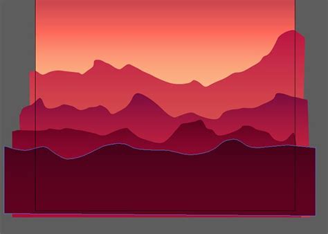 How To Create a Colorful Vector Landscape Illustration | Vector