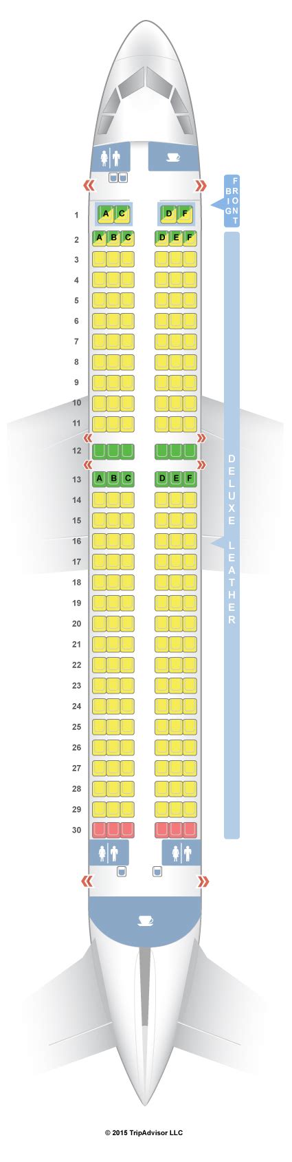 Seatguru Seat Map Spirit Airbus A320 320