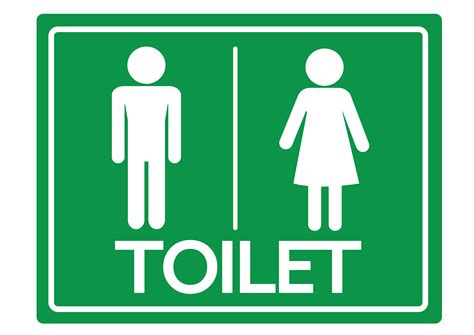 Toilet Signage Vector Art Icons And Graphics For Free Download