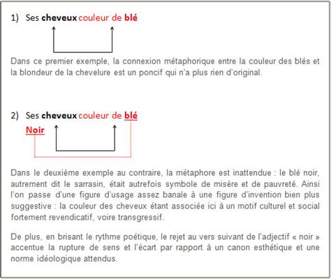 Support de cours : Je fais le point sur… LA METAPHORE ...