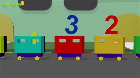Counting Numbers 1 To 10 Kids Learning To Count Numbers Train And