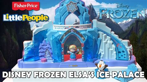 Disney Frozen Little People Elsas Ice Palace Playset Lights And Sounds