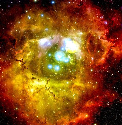 Apod 2003 April 29 In The Center Of The Rosette Nebula