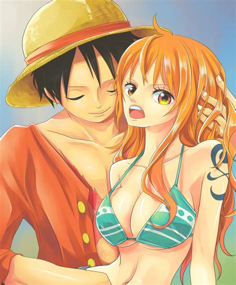 Luffy And Nami Caught Luffyxnami Photo Fanpop