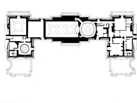 Château De Maisons Laffitte Floor Plan Of The Second Floor 1013×766