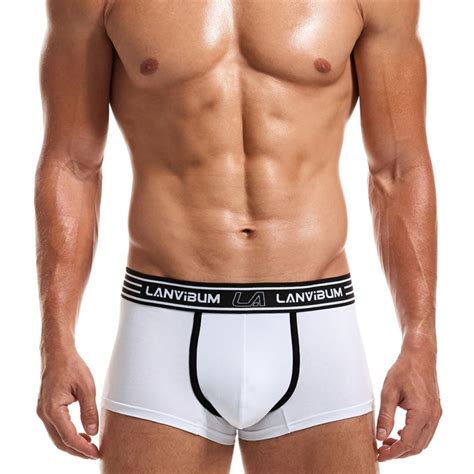 Mens Underwear For Man Cotton Boxer Male Fashioin Underpants Sexy Brand Body Short 2 Pack