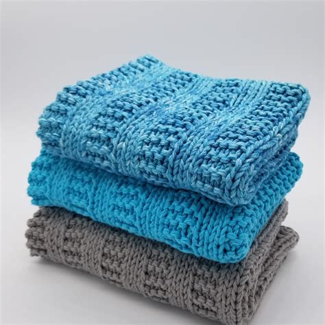 Knit Hand Towel Pattern ǀ Knit Dish Towel Pattern ǀ Blue Ridge Etsy