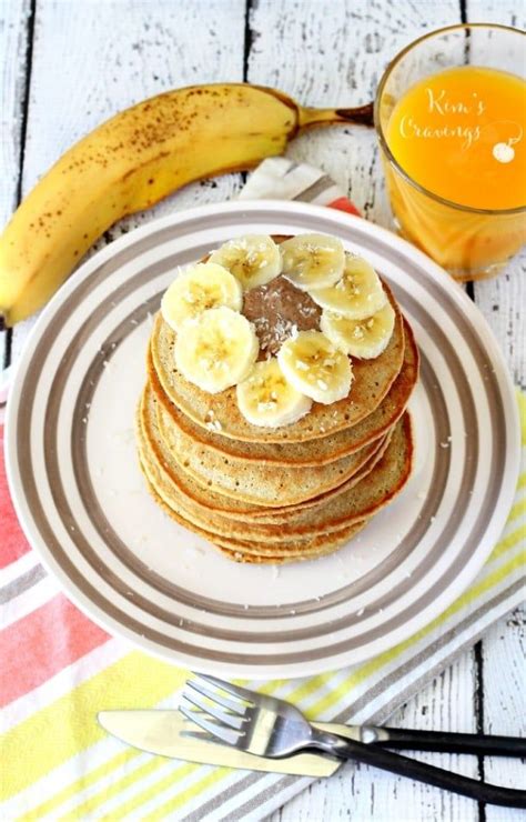 Banana Oat Blender Pancakes Easy Delicious And Healthy Recipe