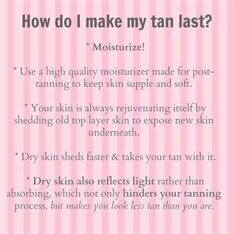 Make That Tan Last Tanning Bed Tips Tanning Room Sunless Tanning