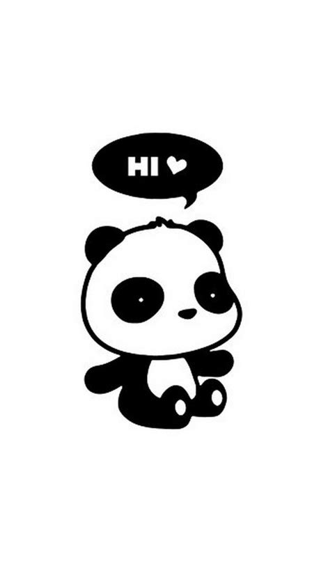 Black And White Panda Wallpapers Wallpaper Cave