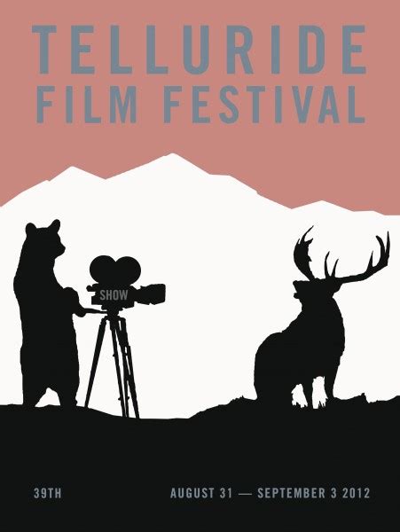 39th Annual Telluride Film Festival Poster By Dave Eggers Telluride