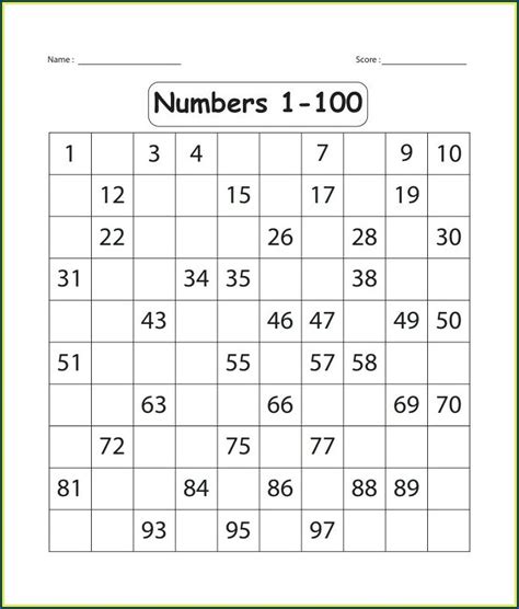 Spelling Numbers 1 10 Worksheets